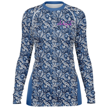 Chokefish™ Long Sleeve Rashguard Maori Woman's Shirt-012